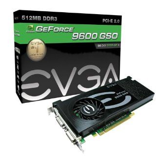EVGA 512 P3 N963 TR GeForce 9600 GSO 512MB DDR3 PCI Express 2.0 Graphics Card: Electronics