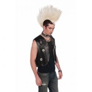 Mohawk Hairpiece Wig (Blonde) Adult Accessory: Costume Wigs: Clothing