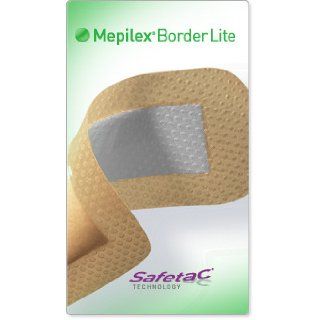 Mepilex Border Lite Foam Dressing 4" x 4" Box: 5: Health & Personal Care