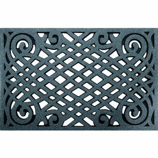Apache Mills 60 967 1703 Celtic Lattice Graphite Doormat, 22 Inch by 34 Inch : Patio, Lawn & Garden