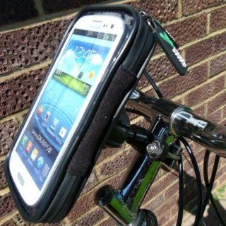 IPX4 Waterproof Cycle Bike Metal U Bolt Handlebar Mount for Samsung Galaxy S3 SGH T999 T Mobile Cell Phones & Accessories
