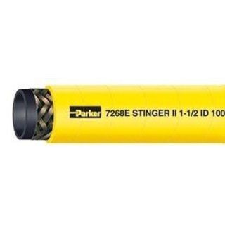 Parker Stinger II Series 7268E Yellow Neoprene Mine Air & Water Hose, 1000 psi Maximum Pressure, 100' Length, 1" Hose ID: Industrial & Scientific