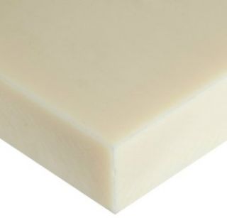 ABS (Acrylonitrile Butadiene Styrene) Sheet, Opaque Off White, Standard Tolerance, ASTM D4673, 1/2" Thickness, 12" Width, 12" Length: Abs Plastic Raw Materials: Industrial & Scientific