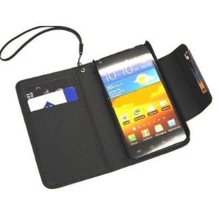 [Accessoryfly] Samsung Galaxy S2 Hercules T989 Black Premium Leather Wallet Case With Card Holder: Computers & Accessories