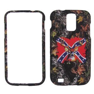 SAMSUNG GALAXY S2 T989 SGH T989 HERCULES (T MOBILE US CELLULAR) HARD RUBBERIZED CASE COVER FACEPLATE PROTECTOR SNAP ON NEW CAMO MOSSY HUNTER ONE LEAF REBEL BUCK DEER: Cell Phones & Accessories