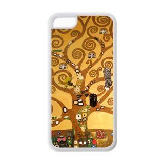 Famous oil painter Gustav Klimt the tree of life TPU case for Iphone 5c: Cell Phones & Accessories