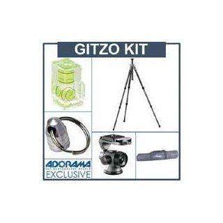Gitzo GT3531S Systematic Series 3 C.F Tripod Kit, with GH3750QR Head, Quick Release Plate 1373 14, Adorama Deluxe Tripod Case, Double Bubble Level, Tripod Hanger : Camera & Photo