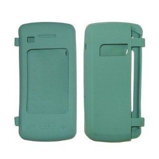 Stealth Green Silicone Cover Soft Case Cover for Verizon Wireless LG ENV TOUCH (VX 11000) Phone   Non Retail Packaging: Cell Phones & Accessories