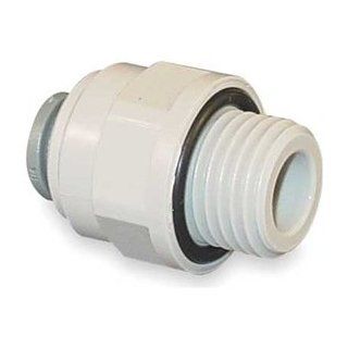 Male Connector, 3/8 In Tube OD, PK 10: Home Improvement