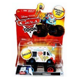 Disney / Pixar CARS TOON 1:55 Scale Die Cast Car Vehicle IScreamer I Screamer Monster Truck Mattel: Toys & Games