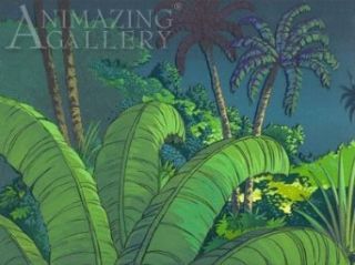 Original Animation Background   Jungle Scene: Entertainment Collectibles