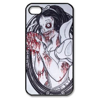 Zombie Disney Princess Snow White Iphone 4,4s Case Plastic New Back Case Cell Phones & Accessories