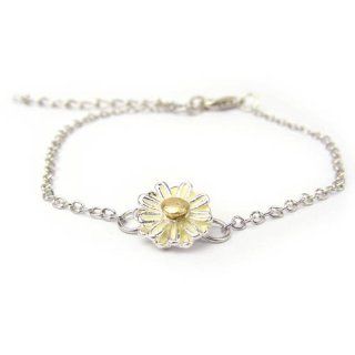 Korean jewelry cute yellow daisy flowers bracelet: Jewelry
