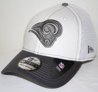 St. Louis Rams New Era 39THIRTY Blitz Neo Fitted Hat   Gray : Sports Fan Baseball Caps : Sports & Outdoors