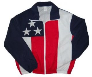 American Flag Adult Jacket: Clothing
