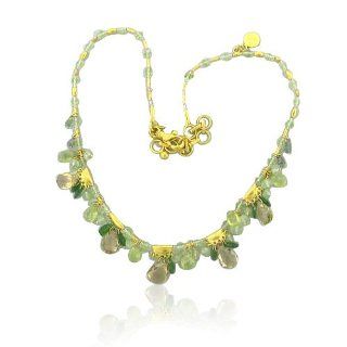 Gurhan Yellow gold New 24k Multi Gemstone Necklace: Jewelry