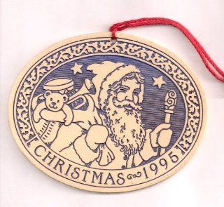 Santa Christmas Ornament by Michael Macone   1995 Spooner Creek Collectible : Decorative Hanging Ornaments : Everything Else
