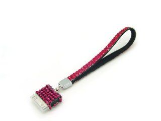 Rhinestone WRISTLET for iphone 4/4S or Ipod HOT PINK: Bracelets: Jewelry