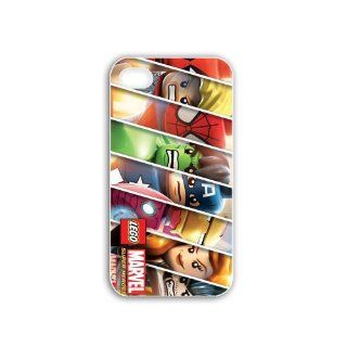 DIY Case Hard Case Cover Lego Marvel Super Heroes Protection Case For iPhone 4&4S: Cell Phones & Accessories