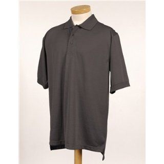 Premium Quality Men's 100% Microfiber Polyester Odyssey Golf Sport Shirt   Charcoal: Clothing