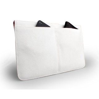 Freeson White Envelopes Commerce Holster Leather Protective Sleeve Protector Case Bag For Apple 11.6 inch Macbook Air: Computers & Accessories