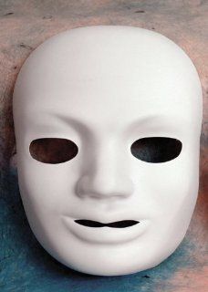 Chenille Kraft Plain Plastic Mask   Male:
