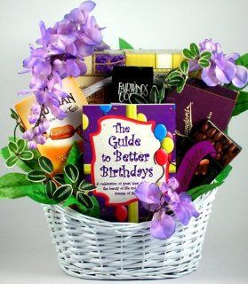 All Their Favorites Gourmet Birthday Gift Basket  Beautiful Birthday Gift for Men or Women : Gourmet Snacks And Hors Doeuvres Gifts : Grocery & Gourmet Food
