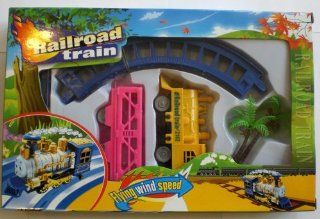 Children Sweet Simple Toy Train Set Battery Operated Discount Sale !!: Toys & Games