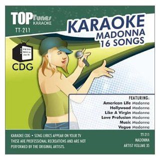 Madonna Karaoke Top Tunes TT 211: Music