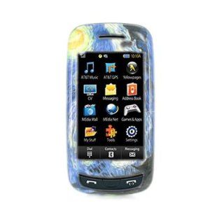 Crystal Hard With Starry Night Design Cover Case for Samsung Impression SGH A877 AT&T + Swivel Belt Clip [WCM31]: Cell Phones & Accessories