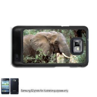 African Elephant Photo Samsung Galaxy S2 I9100 Case Cover Skin Black (FITS AT&T AND STRAIGHT TALK MODELS ONLY): Cell Phones & Accessories