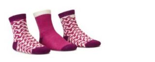 BlindMice Wick Colorful Fan Crew Baby Girls Socks 3 Single Socks 0 12M purple: Clothing
