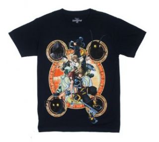 Kingdom Hearts Men's Stacked Against T shirt at  Mens Clothing store
