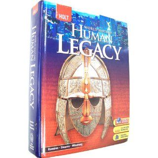 World History Human Legacy: RINEHART AND WINSTON HOLT: 9780030791116: Books