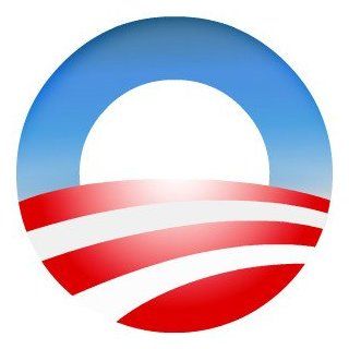 Printed Obama Logo color political election 2012 Barack Obama Joe Biden Mitt Romney Paul Ryan Republican Democrat sticker decal for any smooth surface such as windows bumpers laptops or any smooth surface.: Everything Else