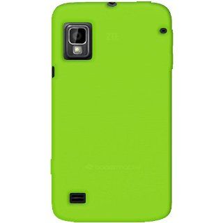 Amzer AMZ92876 Silicone Jelly Skin Fit Cover Case for ZTE Warp   Retail Packaging   Green: Cell Phones & Accessories