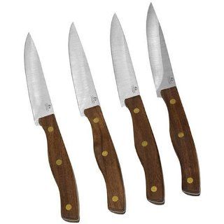 Chicago Cutlery Walnut Signature 4 Piece Steak Knife Set: Kitchen & Dining