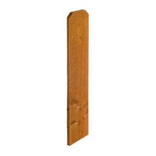 Douglas Fir Dog Ear Pressure Treated Wood Fence Picket (Common: 1 In x 6 In x 72 in; Actual: 0.6875 in x 5.5 in x 71 in)