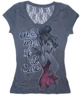 Disney Tinker Bell Ask Me If I Care Graphic T Shirt   2XL 19 at  Womens Clothing store