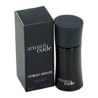 ARMANI CODE by Giorgio Armani for MEN: EDT .17 OZ MINI (note* minis approximately 1 2 inches in height) : Eau De Toilettes : Beauty