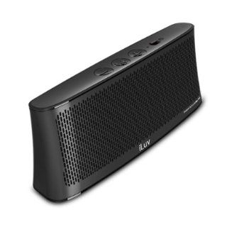 iLuv WAVECASTBK Wavecast Portable Stereo Bluetooth Speaker (Black) : MP3 Players & Accessories
