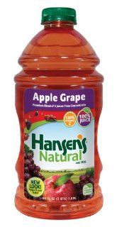 Hansen's Apple Grape Juice, 64 Ounce Bottles (Pack of 8) : Fruit Juices : Grocery & Gourmet Food