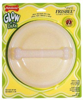 Glow In The Dark Frisbee Dog Toy : Pet Flying Discs : Pet Supplies