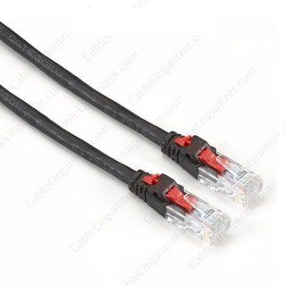 Black Box Cat 5e KEY Locking Cable Both Ends 20ft: Computers & Accessories