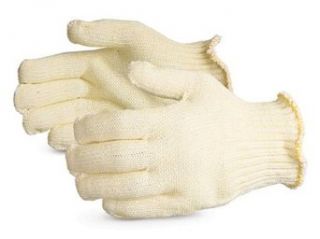 Superior SPGRK/A2D CoolGrip Covered Glass/Aramid Fiber Heat Resistant Plastic Injection Mold Trimming Glove with Both Sides PVC Dotted, Work, Cut Resistant, Large (Pack of 1 Pair): Cut Resistant Safety Gloves: Industrial & Scientific