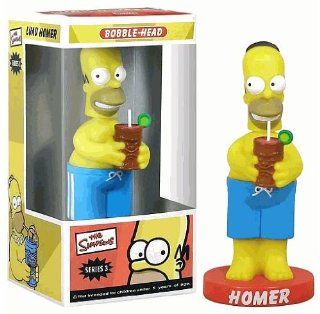 The Simpsons Tiki Homer Bobble Breeze Air Freshener Figure: Toys & Games