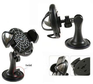 Bolkin 2 in 1 Universal Car Windshield or Vent Mount Holder (black): Cell Phones & Accessories
