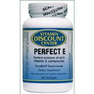 Perfect E Vitamin E Mixed Tocotrienols by Vitamin Discount Center   60 Softgels: Health & Personal Care