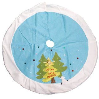 Joy Came Down at Christmas Tree Skirt : Everything Else