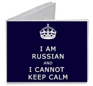I am Russian and I Cannot Keep Calm   Paper Tyvek Wallet: Clothing
